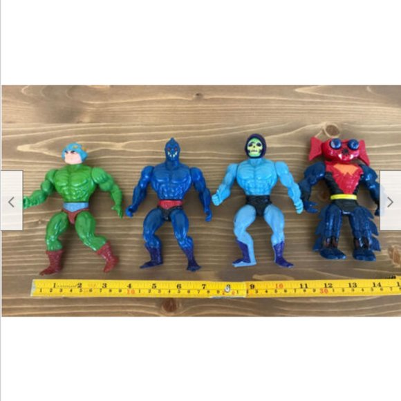 Vtg Masters of the Universe Action Figures Soft Head MOTU Skeletor 1981 1984 - Picture 1 of 7